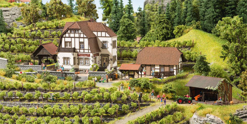 Hauser-Buhler Winery Laser Cut Structure Kit