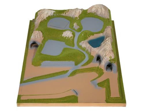 Right Extension Preformed N/Z Layout Board 69x100cm