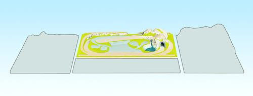 Traunstein Preformed N/Z Layout Board 125x69cm