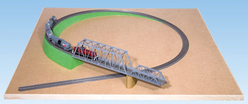 Single Track Foam Ramp with Slope 135x4.5cm for N Scale