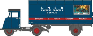 Scammell Mechanical Horse Van Trailer LNER - Oxford Diecast - 120MH004