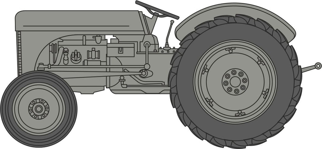 Ferguson TEA Tractor Grey - Oxford Diecast - 120TEA001