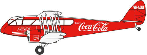 DH84 Dragon VH-AQU Coca Cola   72DG002CC   1:72 Scale