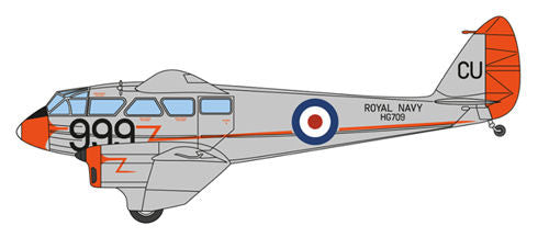 DH89 Dragon Rapide Dominie HG709 RNAS Culdrose   72DR014   1:72 Scale