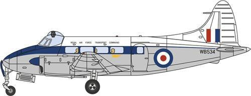 DH104 Dove Devon WB534 RAF Transport Command   72DV005   1:72 Scale