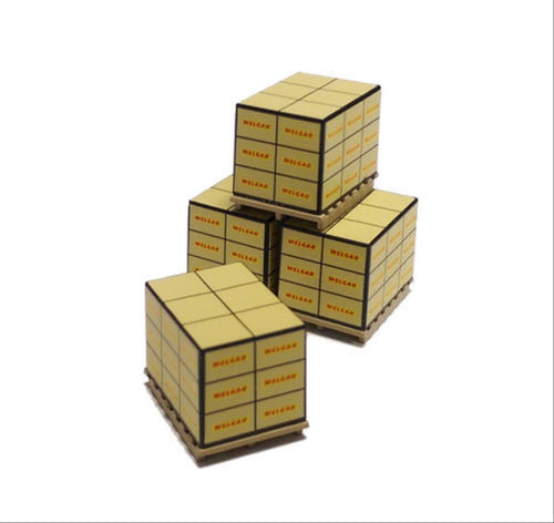 Pallet Loads Welgar (4)   76ACC004   1:76 Scale,OO Gauge