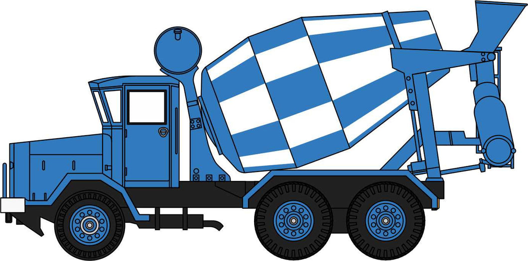 AEC 690 Cement Mixer Blue   76ACM001   1:76 Scale,OO Gauge