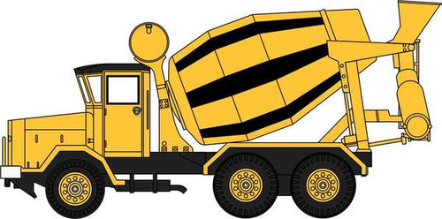 AEC 690 Cement Mixer Yellow/Black   76ACM002   1:76 Scale,OO Gauge