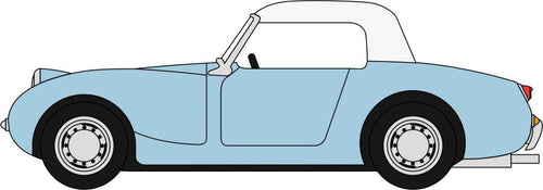 Austin Healey Frogeye Sprite Iris Blue/OEW   76AHF002   1:76 Scale,OO Gauge