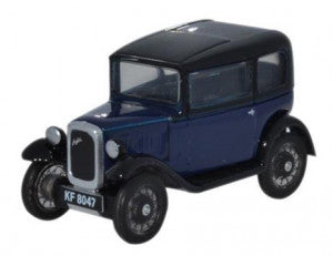 Austin Seven RN Saloon Light Royal Blue - Oxford Diecast - 76ASS002
