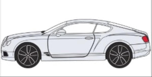 Bentley Continental GT Sport   76BCGT002   1:76 Scale,OO Gauge