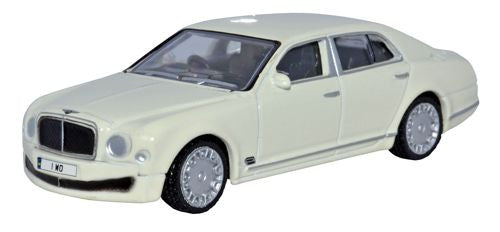 Bentley Mulsanne White   76BM001   1:76 Scale,OO Gauge