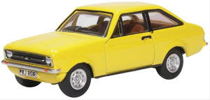 Ford Escort Mk2 Signal Yellow   76ESC002   1:76 Scale,OO Gauge