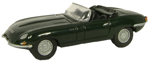 Jaguar E Type Convertible Racing Green   76ETYP001   1:76 Scale,OO Gauge