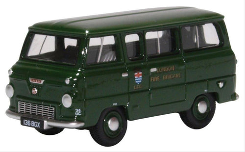 Ford 400E Minibus London Fire Brigade (Green)   76FDE016   1:76 Scale,OO Gauge