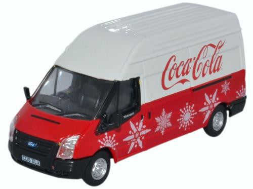 Ford Transit MkV LWB High Coca Cola Xmas   76FT030CC   1:76 Scale,OO Gauge
