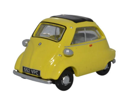 BMW Isetta Yellow   76IS004   1:76 Scale,OO Gauge