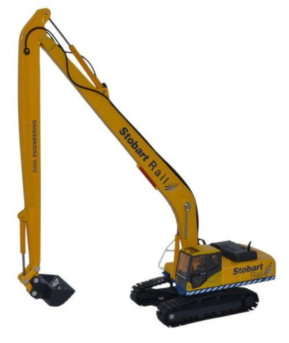 Komatsu Excavator Stobart Rail   76KOM002   1:76 Scale,OO Gauge