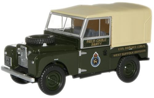 Land Rover Series I 88'' Civil Defence Corps   76LAN188008   1:76 Scale,OO Gauge