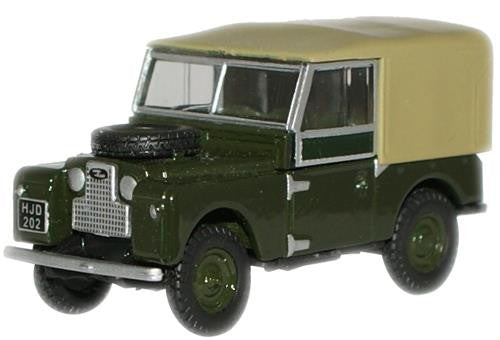 Land Rover Series I 88'' Canvas Bronze Green   76LAN188009   1:76 Scale,OO Gauge