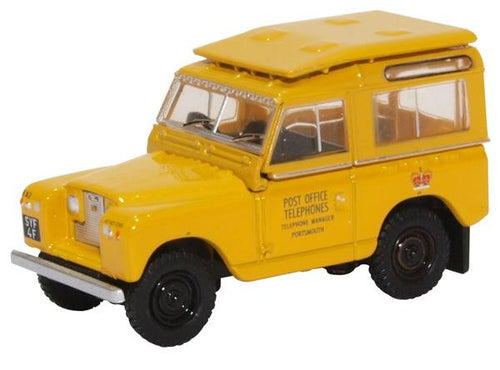Land Rover Series II SWB Post Office Telephones (Yellow)   76LR2S004   1:76 Scale,OO Gauge