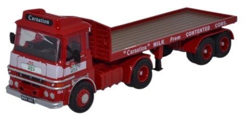 ERF LV Flatbed Trailer Carnation   76LV002   1:76 Scale,OO Gauge