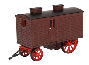 Living Wagon Maroon/Red   76LW001   1:76 Scale,OO Gauge