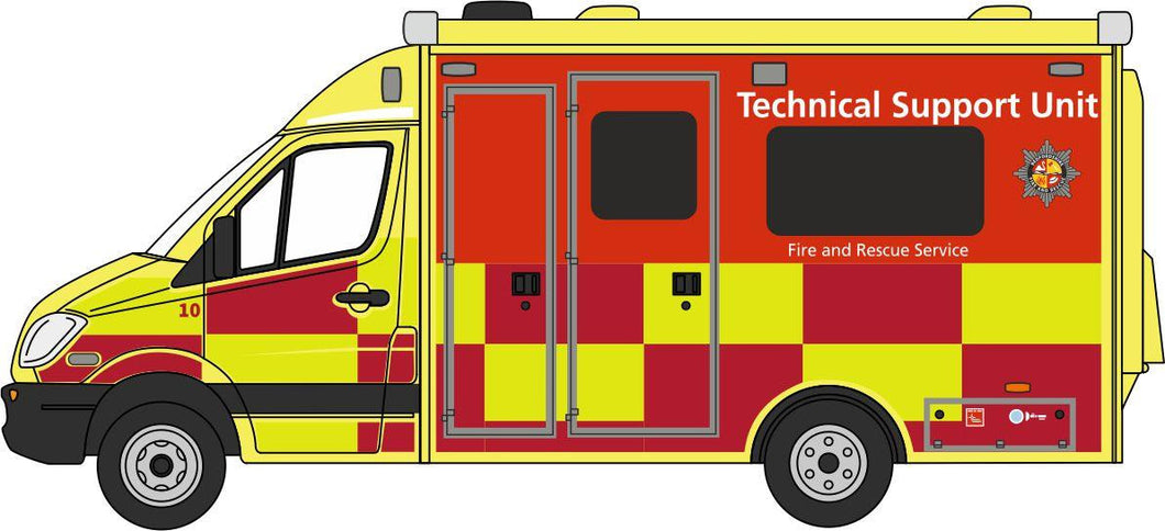 *Mercedes Ambulance Bedfordshire Fire & Rescue Support Unit