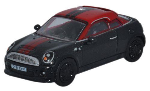 Mini Coupe Midnight Black/Red   76MC002   1:76 Scale,OO Gauge