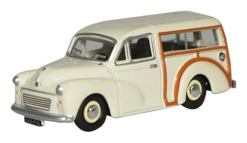 Morris Minor Traveller Old English White