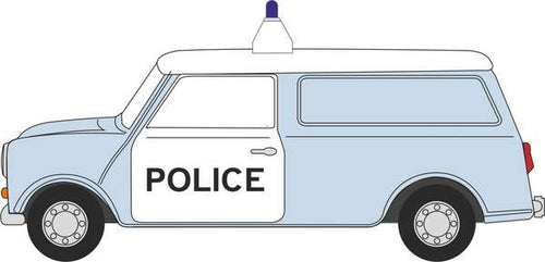 Mini Van West Mercia Police (Panda)   76MV034   1:76 Scale,OO Gauge