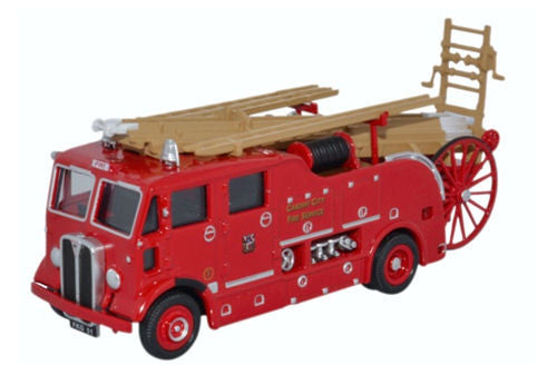 AEC Regent III Pump Escape Cardiff City Fire Service   76REG007   1:76 Scale,OO Gauge