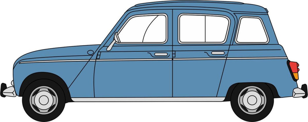 Renault 4 Blue - Oxford Diecast - 76RN003