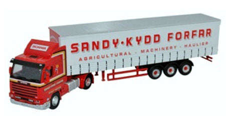 Scania 143 Short Curtainside Sandy Kydd   76S143004   1:76 Scale,OO Gauge