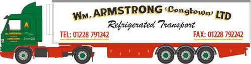 Scania 143 40ft Refrigerated Trailer William Armstrong   76S143005   1:76 Scale,OO Gauge