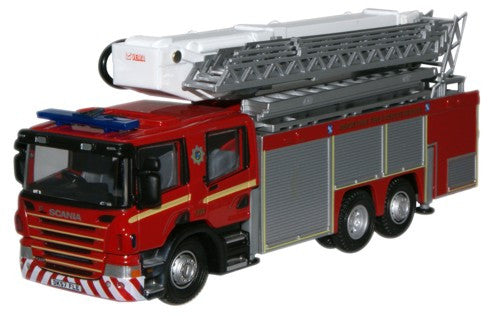 Scania Fire Engine Merseyside Fire & Rescue   76SAL003   1:76 Scale,OO Gauge