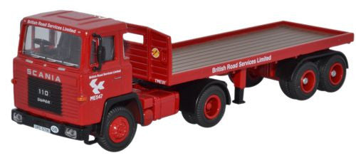 Scania 110 Flatbed Trailer BRS   76SC110002   1:76 Scale,OO Gauge