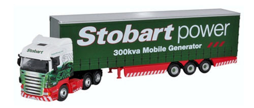 Scania Highline Curtainside Stobart Power   76SHL02CS   1:76 Scale,OO Gauge