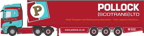 Scania S Series Curtainside Pollock   76SNG002   1:76 Scale,OO Gauge