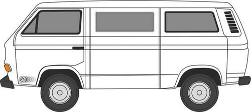 VW T25 Bus Pastel White   76T25010   1:76 Scale,OO Gauge