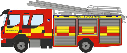 Volvo FL Emergency 1 Pump Ladder West Yorkshire - Oxford Diecast - 76VEO001