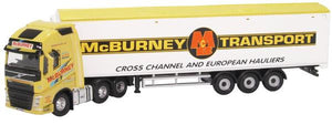 Volvo FH4 GXL Walking Floor McBurney Transport   76VOL4008   1:76 Scale,OO Gauge