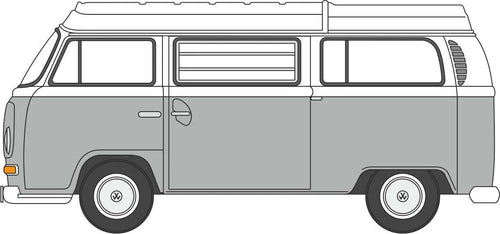 VW Bay Window Camper Silver Grey/White