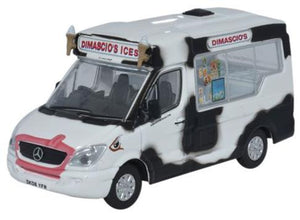 Whitby Mondial Mercedes Ice Cream Van Dimaschios Cow   76WM004   1:76 Scale,OO Gauge