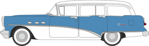Buick Century Estate Wagon 1954 Ranier Blue/Arctic White   87BCE54001   1:87 Scale