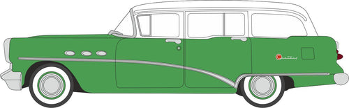 *Buick Century Estate Wagon 1954 Willow Green/Arctic White