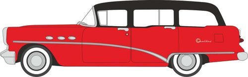 *1954 Buick Century Estate Wagon Matador Red/Carlsbad Black