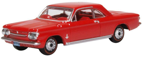 Chevrolet Corvair Coupe 1963 Riverside Red   87CH63002   1:87 Scale