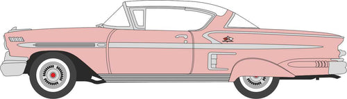 *Chevrolet Impala Sport Coupe 1958 Cay Coral Metallic/White