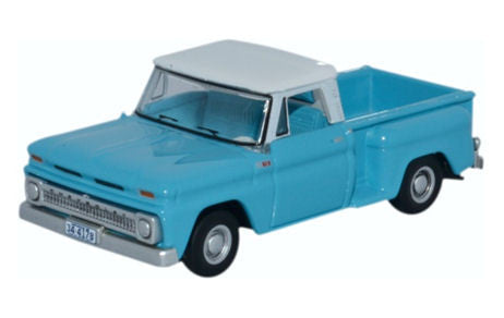 Chevrolet Stepside Pick Up 1965 Light Blue/White   87CP65001   1:87 Scale